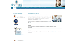 Desktop Screenshot of firstcallhr.com